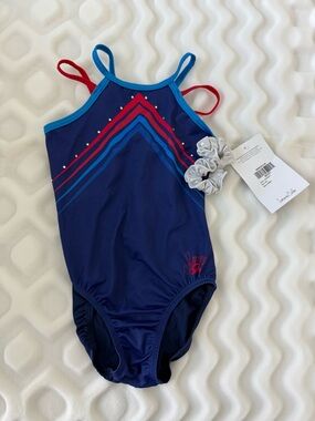 GK Leotard Simone Biles blue and red